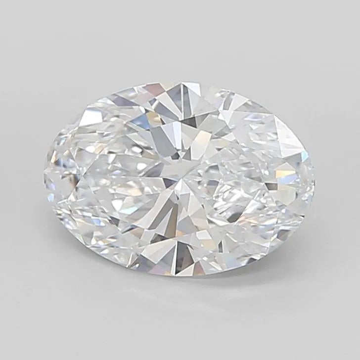 4.10ct Oval Lab Grown Diamond (Colour D, Clarity VVS1, Cut EX, IGI Certified)
