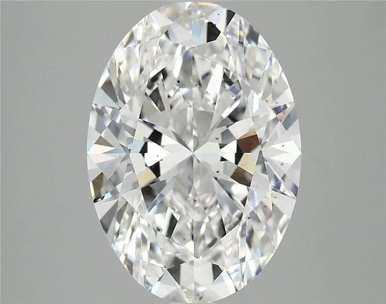 4.10ct Oval Lab Grown Diamond (Colour E, Clarity SI1, IGI Certified)