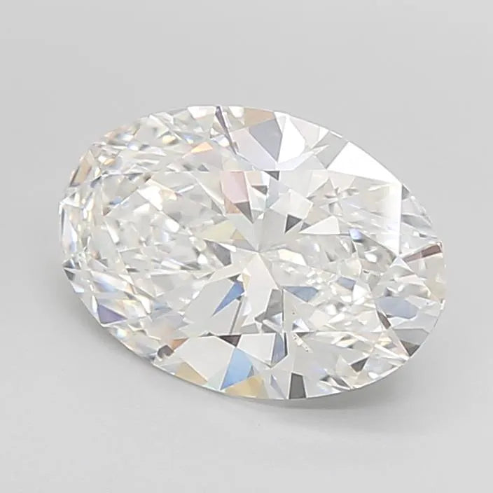4.10ct Oval Lab Grown Diamond (Colour E, Clarity VS1, IGI Certified)