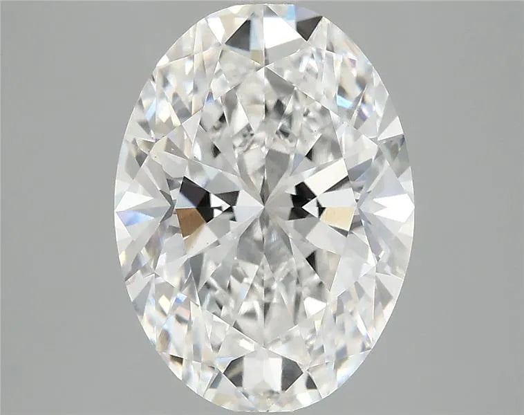 4.10ct Oval Lab Grown Diamond (Colour E, Clarity VS2, IGI Certified)