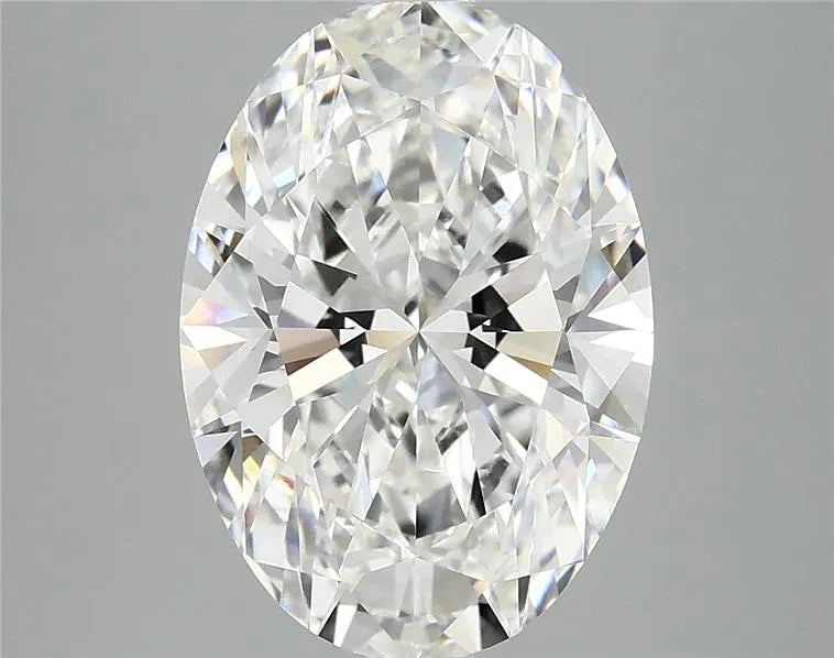 4.10ct Oval Lab Grown Diamond (Colour E, Clarity VVS2, IGI Certified)