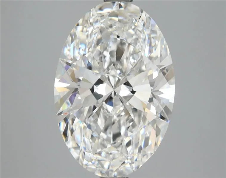 4.10ct Oval Lab Grown Diamond (Colour E, Clarity VVS2, IGI Certified)