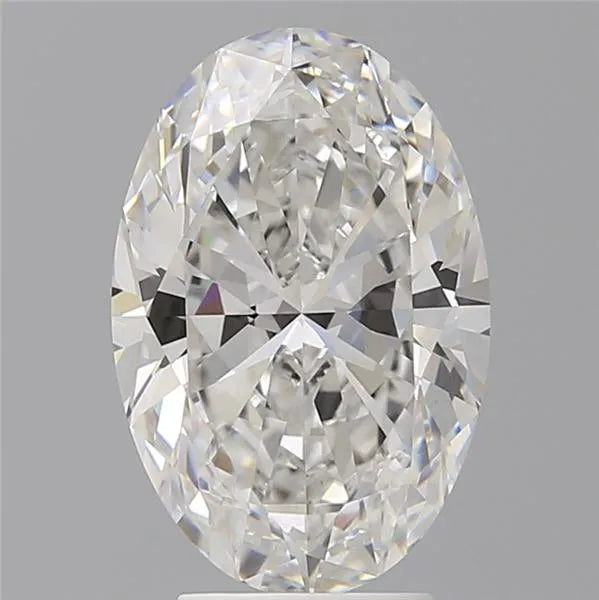 4.10ct Oval Lab Grown Diamond (Colour E, Clarity VVS2, IGI Certified)