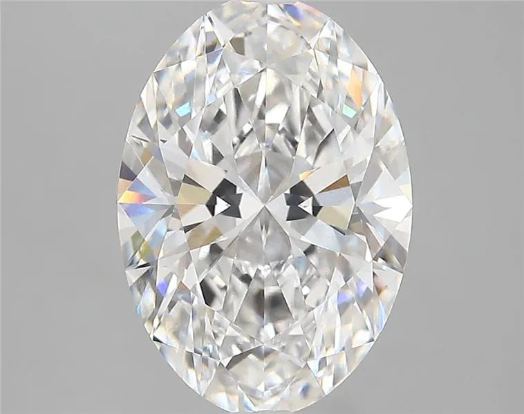4.10ct Oval Lab Grown Diamond (Colour E, Clarity VVS2, IGI Certified)