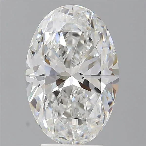 4.10ct Oval Lab Grown Diamond (Colour E, Clarity VVS2, IGI Certified)