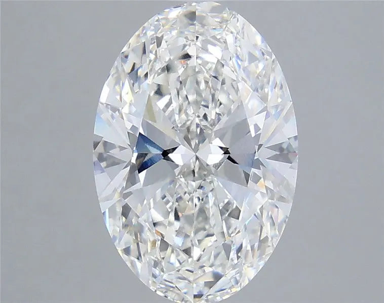 4.10ct Oval Lab Grown Diamond (Colour F, Clarity VVS2, IGI Certified)