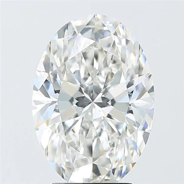 4.10ct Oval Lab Grown Diamond (Colour G, Clarity VVS2, IGI Certified)