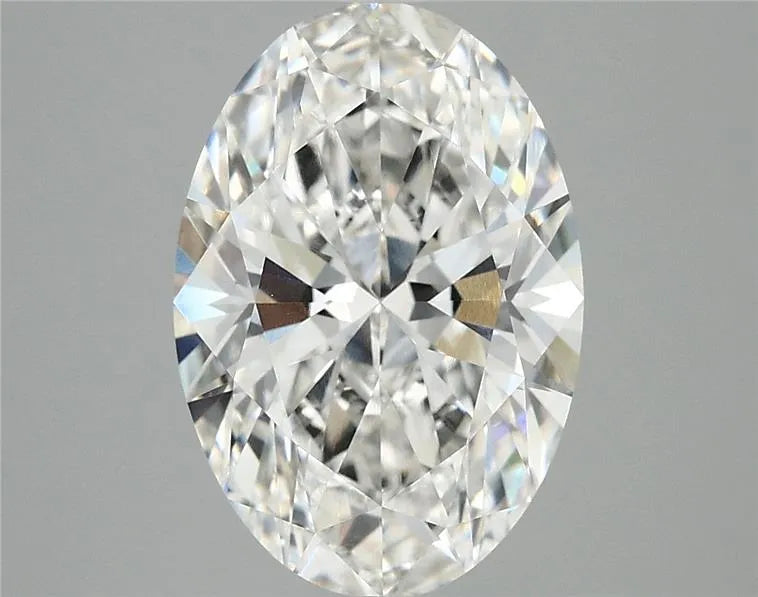 4.10ct Oval Lab Grown Diamond (Colour G, Clarity VVS2, IGI Certified)