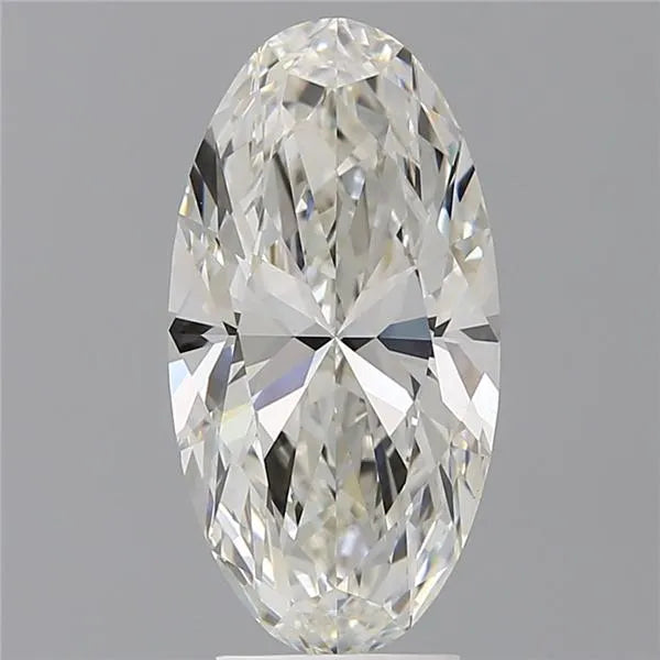 4.10ct Oval Lab Grown Diamond (Colour G, Clarity VVS2, IGI Certified)