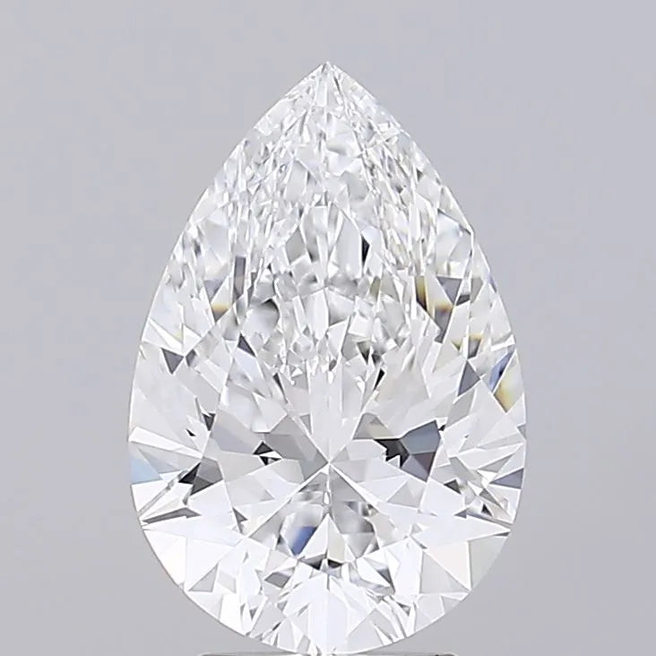 4.10ct Pear Lab Grown Diamond (Colour D, Clarity IF, IGI Certified)