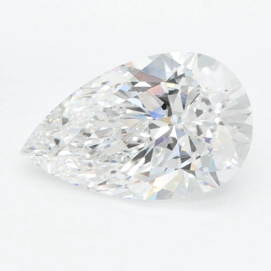 4.10ct Pear Lab Grown Diamond (Colour D, Clarity VVS1, GIA Certified)