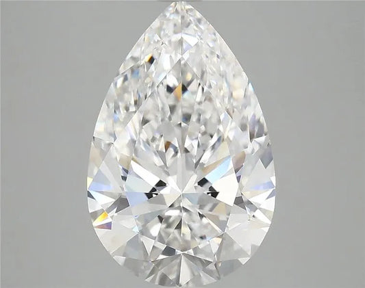 4.10ct Pear Lab Grown Diamond (Colour D, Clarity VVS2, IGI Certified)