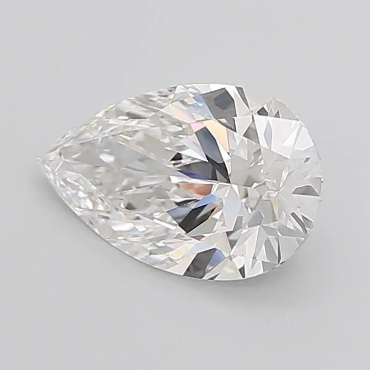 4.10ct Pear Lab Grown Diamond (Colour E, Clarity VVS1, Cut EX, IGI Certified)