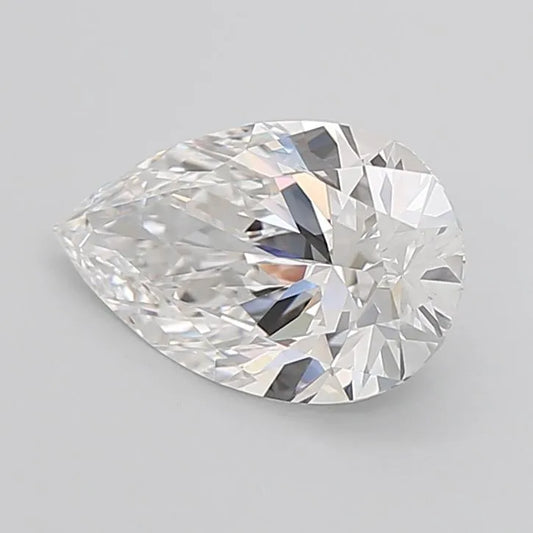 4.10ct Pear Lab Grown Diamond (Colour E, Clarity VVS1, Cut EX, IGI Certified)