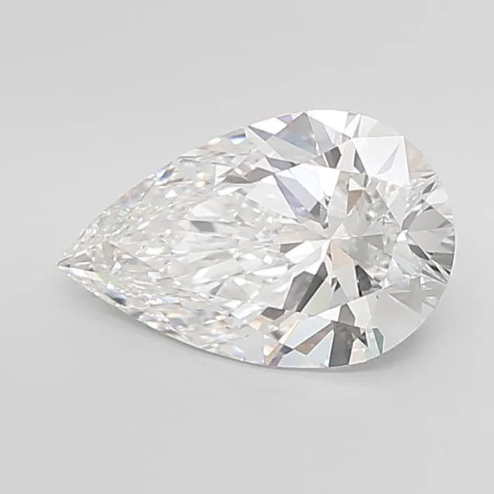 4.10ct Pear Lab Grown Diamond (Colour E, Clarity VVS2, IGI Certified)