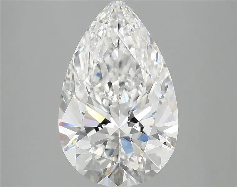 4.10ct Pear Lab Grown Diamond (Colour E, Clarity VVS2, IGI Certified)
