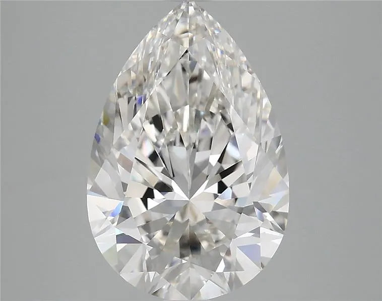 4.10ct Pear Lab Grown Diamond (Colour G, Clarity VVS2, IGI Certified)