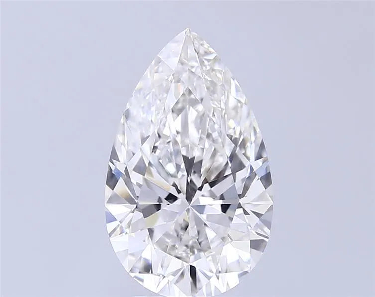 4.10ct Pear Lab Grown Diamond (Colour G, Clarity VVS2, IGI Certified)