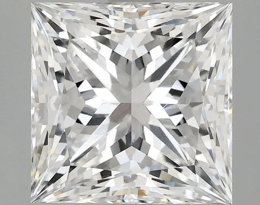 4.10ct Princess Lab Grown Diamond (Colour F, Clarity VS1, IGI Certified)