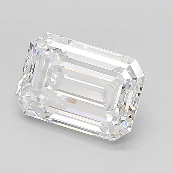 4.11ct Emerald Lab Grown Diamond (Colour E, Clarity VVS1, Cut EX, IGI Certified)