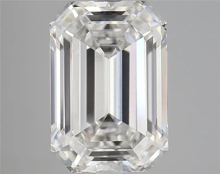 4.11ct Emerald Lab Grown Diamond (Colour F, Clarity VS1, Cut EX, IGI Certified)