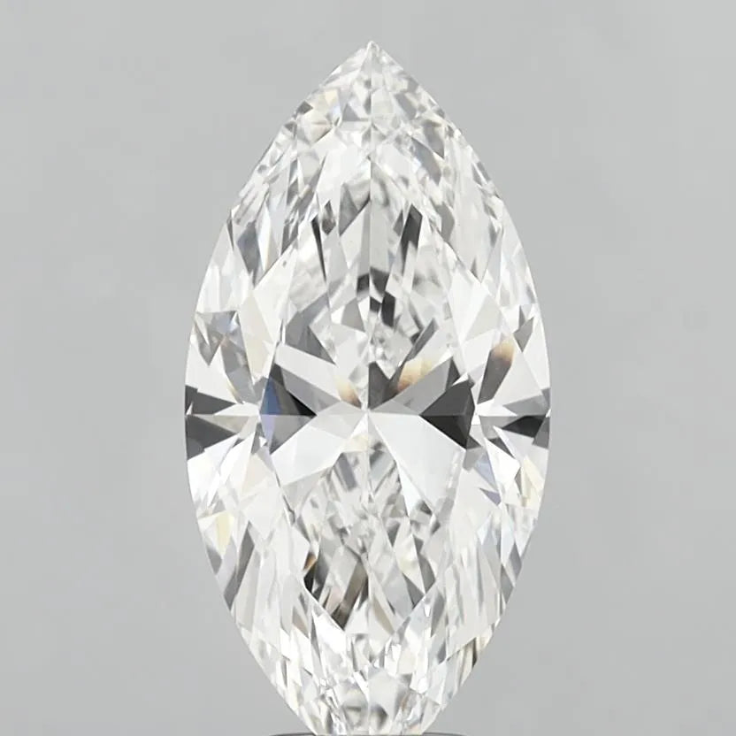 4.11ct Marquise Lab Grown Diamond (Colour F, Clarity VVS2, IGI Certified)