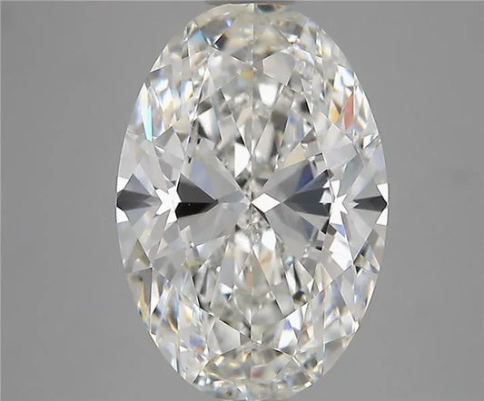 4.11ct Oval Lab Grown Diamond (Colour F, Clarity IF, IGI Certified)