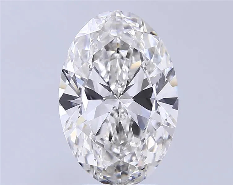 4.11ct Oval Lab Grown Diamond (Colour G, Clarity VVS2, IGI Certified)