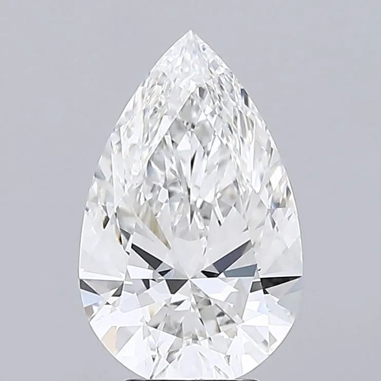 4.11ct Pear Lab Grown Diamond (Colour F, Clarity VS1, IGI Certified)