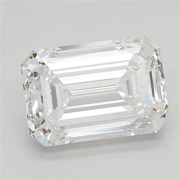 4.12ct Emerald Lab Grown Diamond (Colour D, Clarity VVS2, IGI Certified)