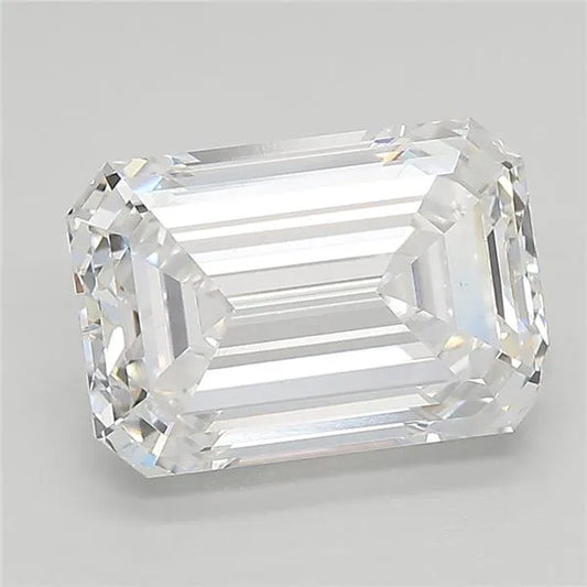 4.12ct Emerald Lab Grown Diamond (Colour D, Clarity VVS2, IGI Certified)