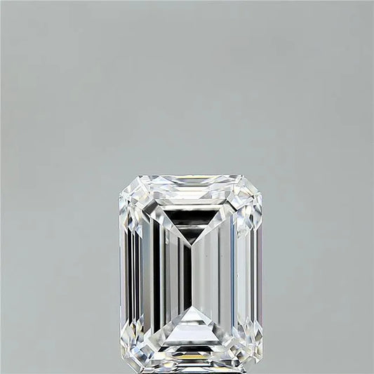 4.12ct Emerald Lab Grown Diamond (Colour D, Clarity VVS2, IGI Certified)