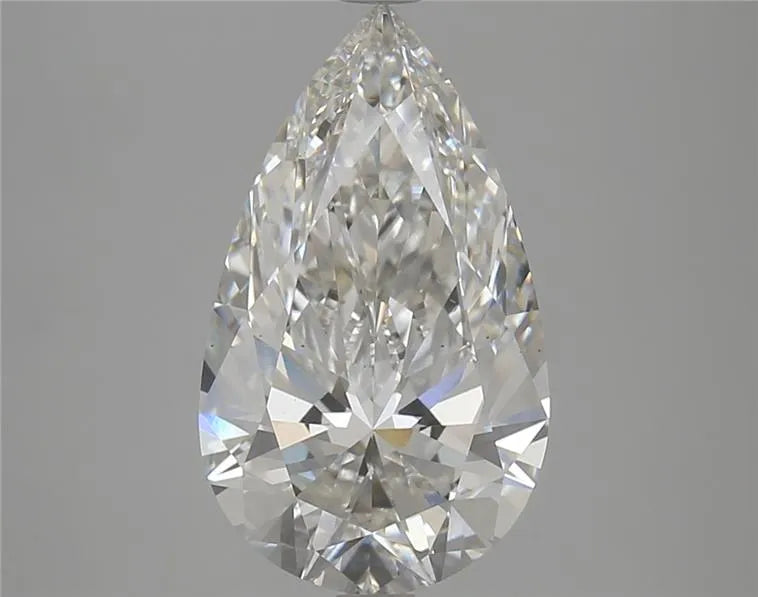 4.13ct Pear Lab Grown Diamond (Colour G, Clarity VS2, IGI Certified)