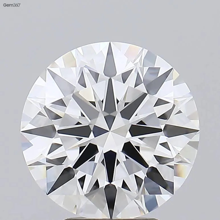 4.13ct Round Lab Grown Diamond (Colour F, Clarity VVS2, Cut ID, IGI Certified)