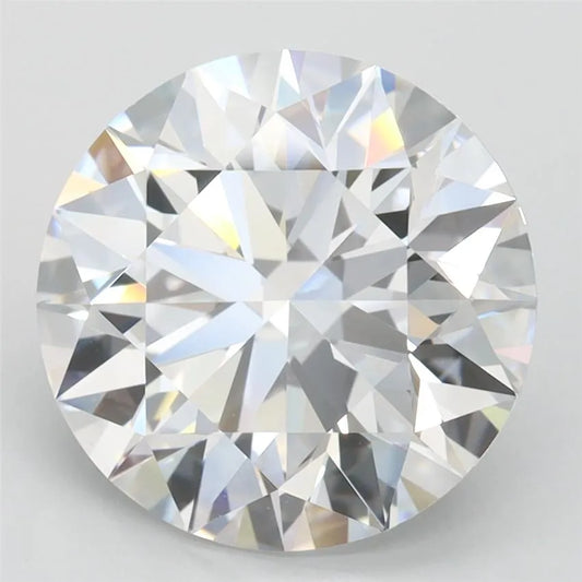 4.15ct Round Lab Grown Diamond (Colour D, Clarity IF, Cut ID, IGI Certified)