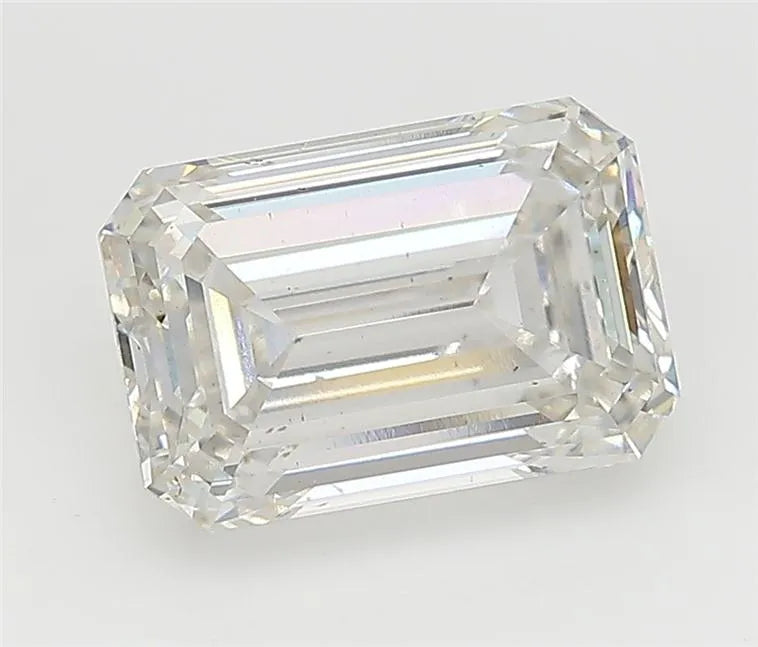4.16ct Emerald Lab Grown Diamond (Colour I, Clarity SI1, IGI Certified)