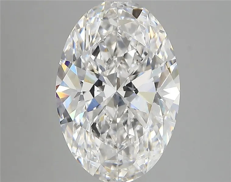 4.16ct Oval Lab Grown Diamond (Colour E, Clarity VVS2, IGI Certified)
