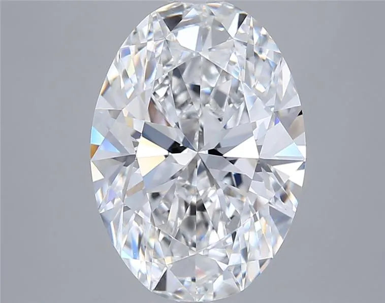 4.17ct Oval Lab Grown Diamond (Colour D, Clarity VVS1, IGI Certified)