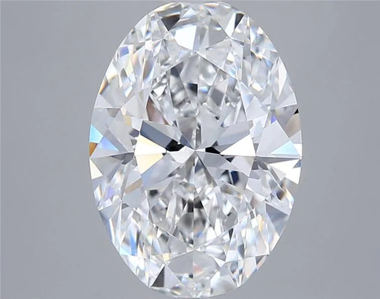 4.17ct Oval Lab Grown Diamond (Colour D, Clarity VVS1, IGI Certified)