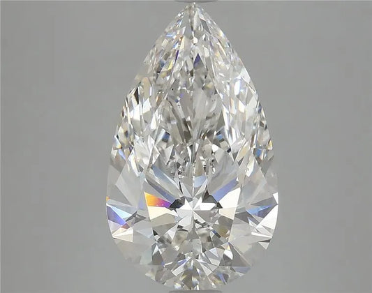 4.17ct Pear Lab Grown Diamond (Colour G, Clarity VS2, IGI Certified)