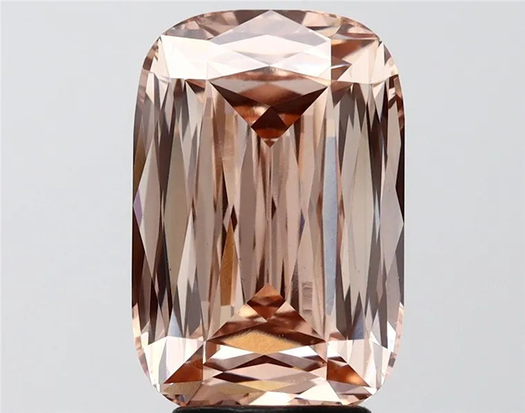4.18ct Cushion modified Lab Grown Diamond (Colour Fancy Light Brown, Clarity VVS2, IGI Certified)