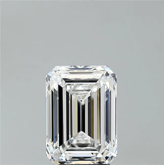 4.18ct Emerald Lab Grown Diamond (Colour D, Clarity IF, IGI Certified)