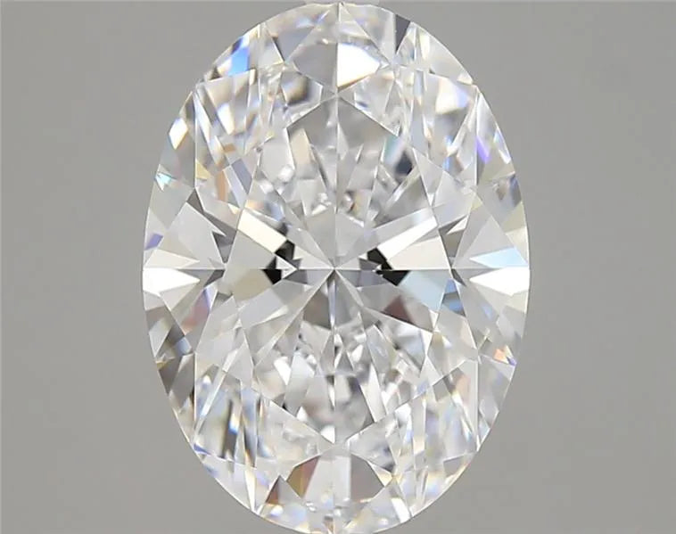 4.18ct Oval Lab Grown Diamond (Colour D, Clarity VVS1, IGI Certified)