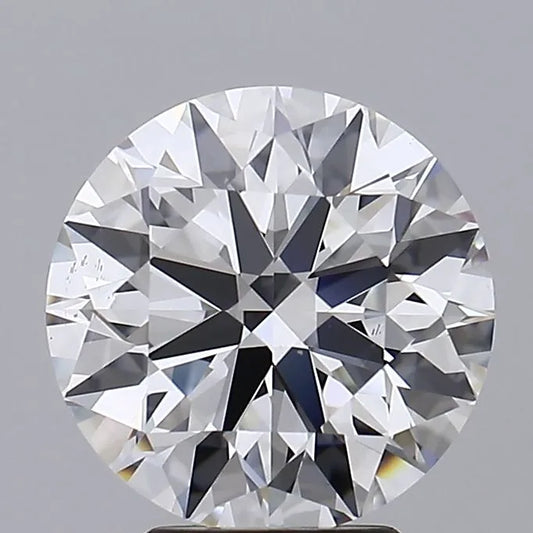 4.18ct Round Lab Grown Diamond (Colour F, Clarity SI1, Cut ID, IGI Certified)