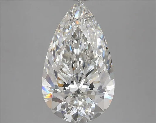 4.19ct Pear Lab Grown Diamond (Colour G, Clarity VS2, IGI Certified)