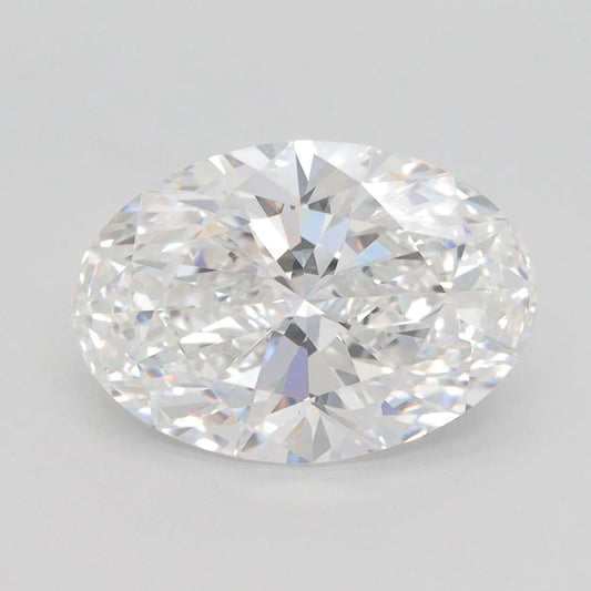 4.20ct Oval Lab Grown Diamond (Colour E, Clarity IF, GIA Certified)