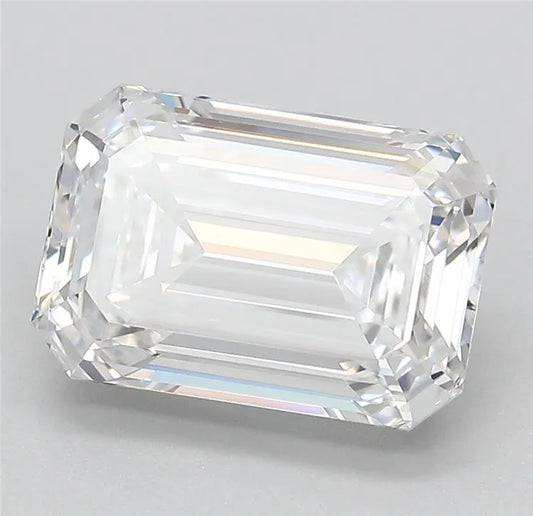 4.21ct Emerald Lab Grown Diamond (Colour D, Clarity VVS2, Cut EX, IGI Certified)