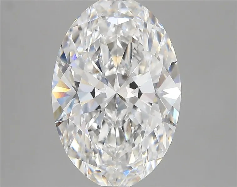4.21ct Oval Lab Grown Diamond (Colour E, Clarity VVS2, IGI Certified)
