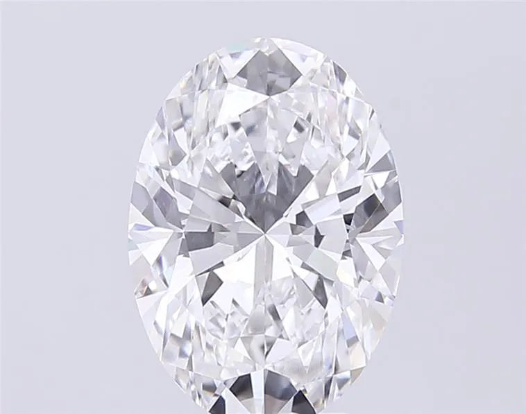 4.23ct Oval Lab Grown Diamond (Colour E, Clarity VVS2, GIA Certified)