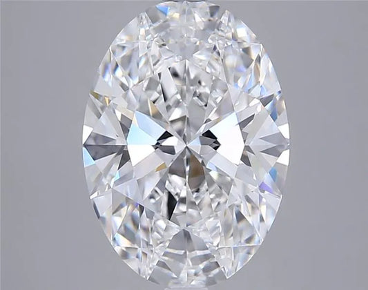 4.24ct Oval Lab Grown Diamond (Colour D, Clarity VVS2, IGI Certified)